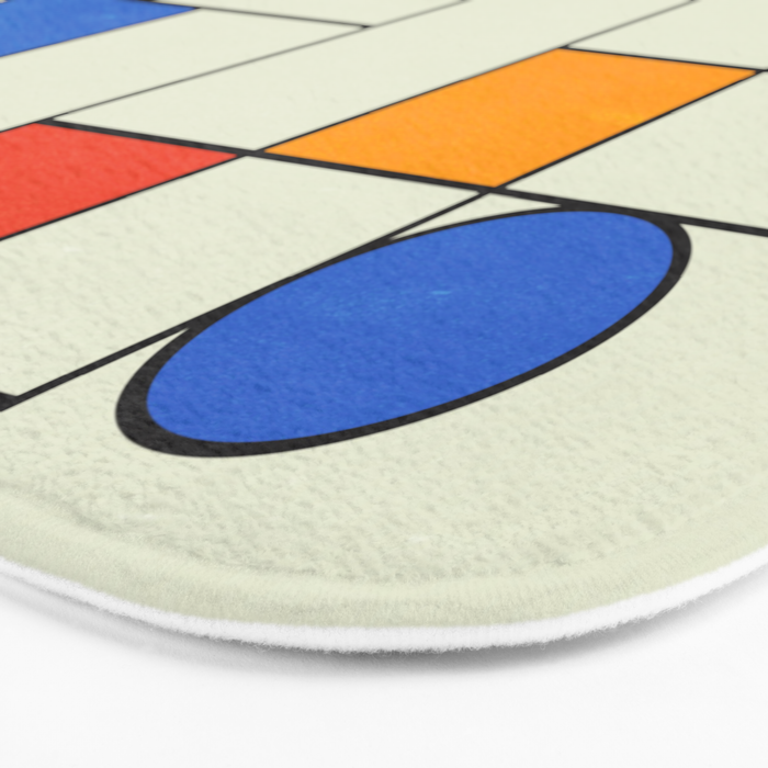 Bauhaus Blocks 02 Bath Mat Gallery Image 3