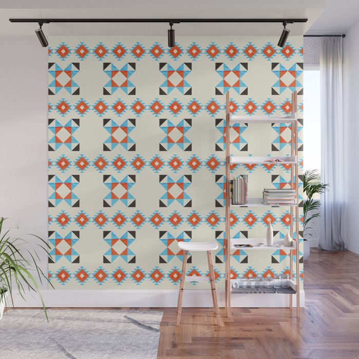 geometry navajo pattern no2 Wall Mural Gallery Image 1