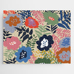 Maximalist floral shapes pattern Jigsaw Puzzle Gallery Image 1