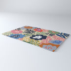 Maximalist floral shapes pattern Rug Gallery Image 3