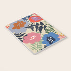 Maximalist floral shapes pattern Notebook Gallery Image 3