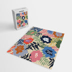 Maximalist floral shapes pattern Jigsaw Puzzle Gallery Image 2