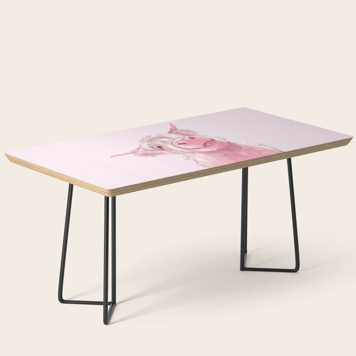 Highland Cow Pink Coffee Table Gallery Image 1
