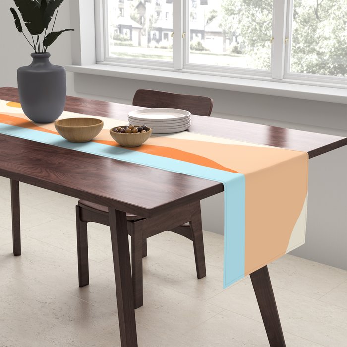 Desert Sea Views / Abstract Landscape Series Table Runner Gallery Image 2