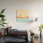 Desert Sea Views / Abstract Landscape Series Wood Wall Art Gallery Image 2