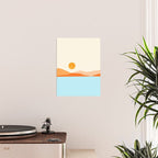 Desert Sea Views / Abstract Landscape Series Poster Gallery Image 2