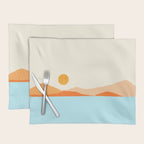 Desert Sea Views / Abstract Landscape Series Placemat Gallery Image 1