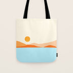 Desert Sea Views / Abstract Landscape Series Tote Bag Gallery Image 1