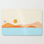 Desert Sea Views / Abstract Landscape Series Cutting Board Gallery Image 1