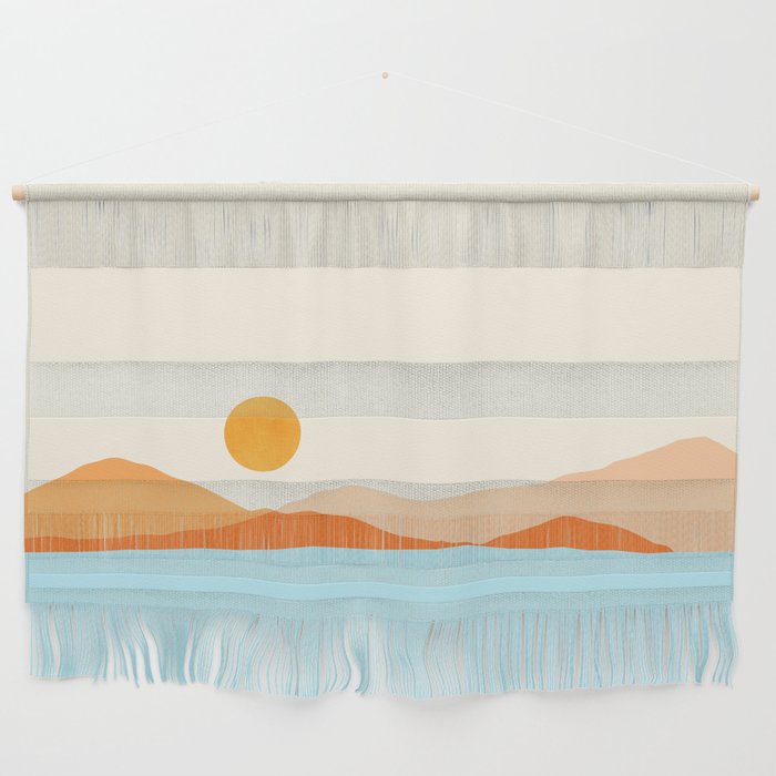 Desert Sea Views / Abstract Landscape Series Wall Hanging Gallery Image 1