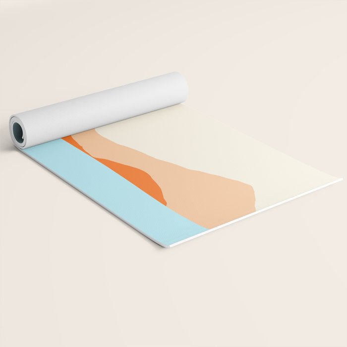 Desert Sea Views / Abstract Landscape Series Yoga Mat Gallery Image 2