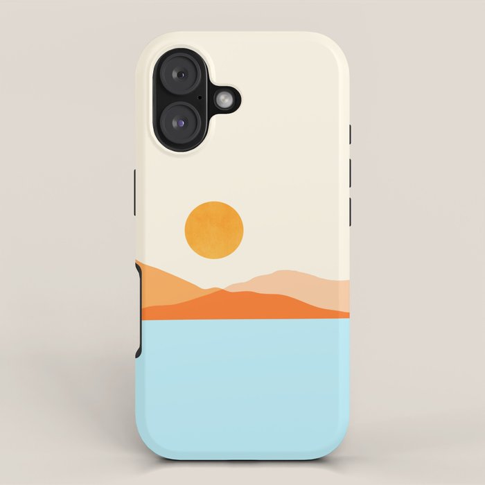 Desert Sea Views / Abstract Landscape Series iPhone Case Gallery Image 1