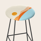 Desert Sea Views / Abstract Landscape Series Stool Gallery Image 2