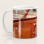 Vintage Glamour II x Retro Chris Craft Boat x Nautical art Coffee Mug Gallery Image 3