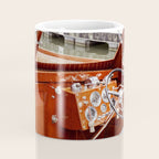 Vintage Glamour II x Retro Chris Craft Boat x Nautical art Coffee Mug Gallery Image 4
