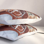 Vintage Glamour II x Retro Chris Craft Boat x Nautical art Pillow Sham Gallery Image 3