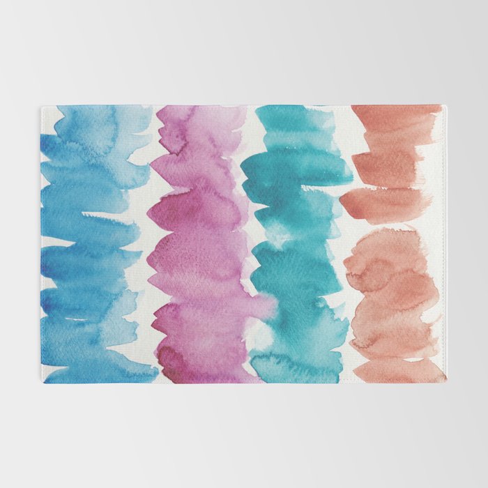 13  Watercolor November 2021 211130 Painting Valourine Original Design Color Bright Modern Contemporary  Rug Gallery Image 2