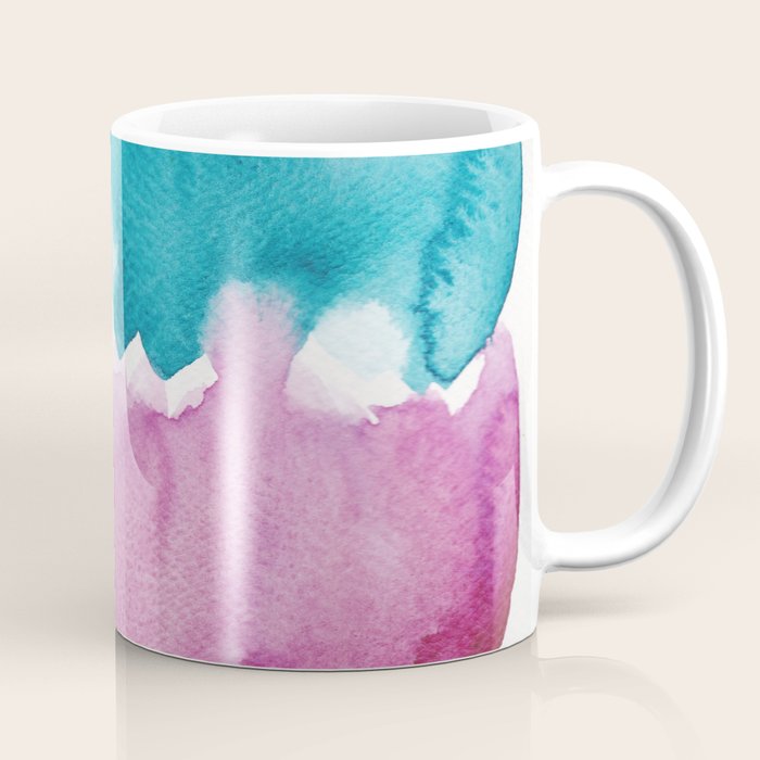 13  Watercolor November 2021 211130 Painting Valourine Original Design Color Bright Modern Contemporary  Coffee Mug Gallery Image 1