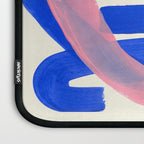 Tribal Pink Blue Fun Colorful Mid Century Modern Abstract Painting Shapes Pattern Laptop Sleeve Gallery Image 3