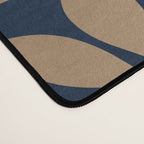 Gold and Navy Art Deco Leaf Design Desk Mat Gallery Image 4