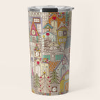 vintage gingerbread town Travel Mug Gallery Image 1