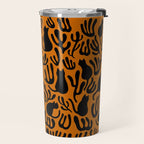 Pattern Cat 02a Autumn Travel Mug Gallery Image 2