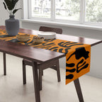 Pattern Cat 02a Autumn Table Runner Gallery Image 2