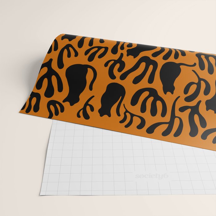 Pattern Cat 02a Autumn Wrapping Paper Gallery Image 2