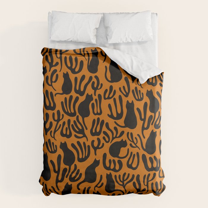 Pattern Cat 02a Autumn Duvet Cover Gallery Image 6