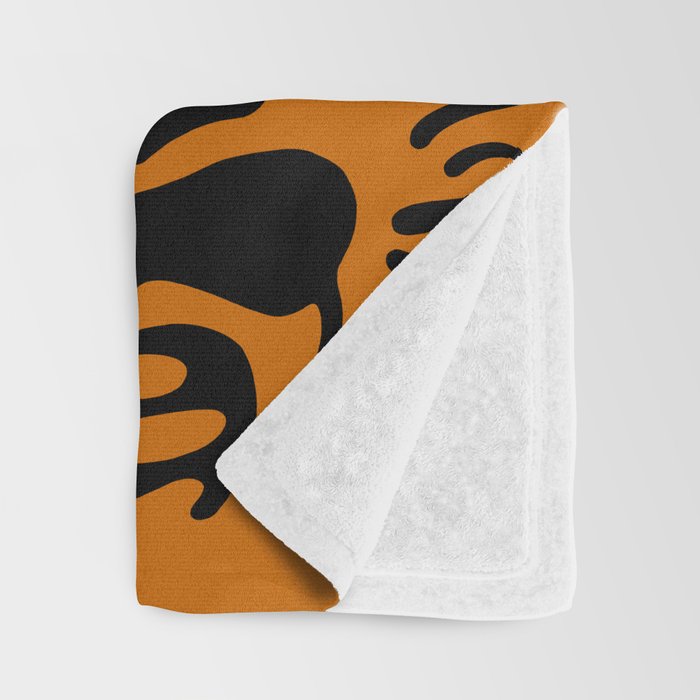 Pattern Cat 02a Autumn Throw Blanket Gallery Image 3