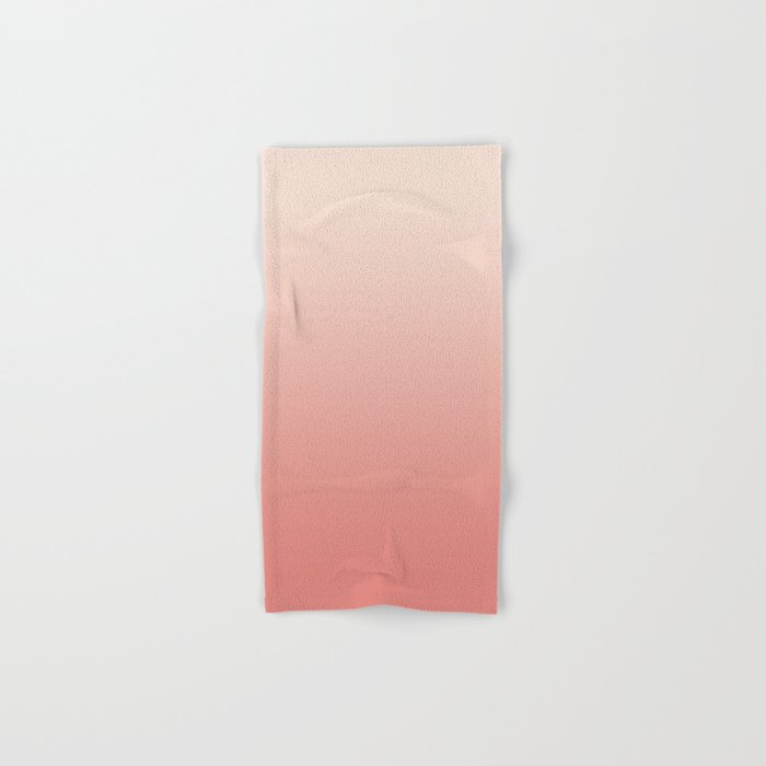Ombre Pink Coral Bath Towel Gallery Image 1