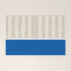 Sand Blue Welcome Mat Gallery Image 1