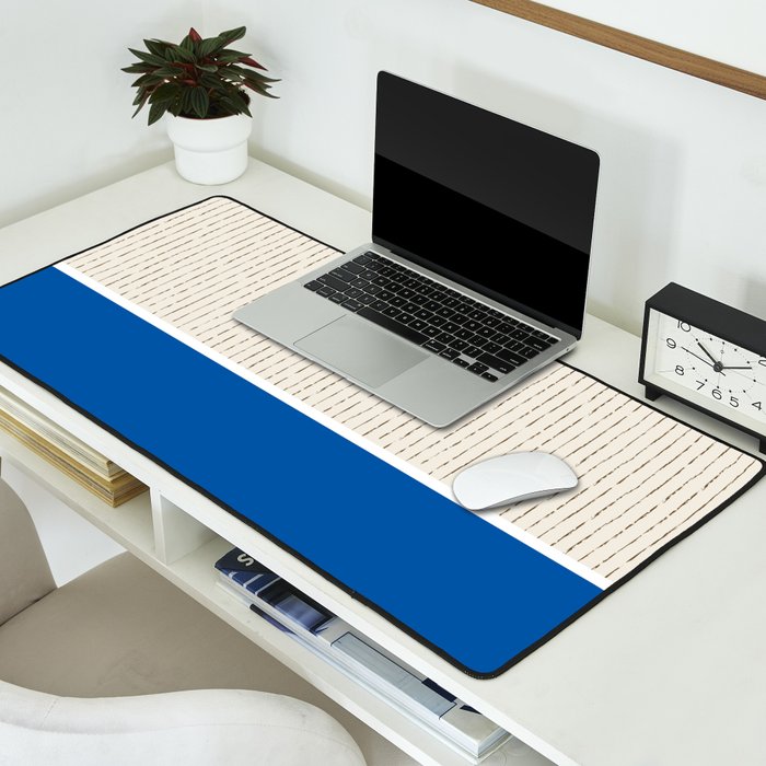 Sand Blue Desk Mat Gallery Image 2