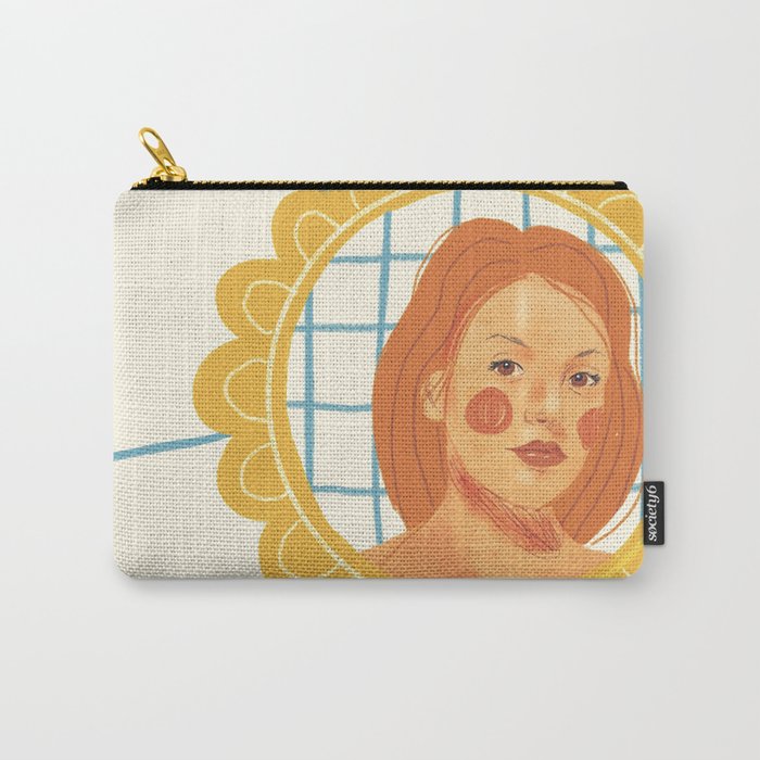 Looking in the mirror Carry All Pouch Gallery Image 1