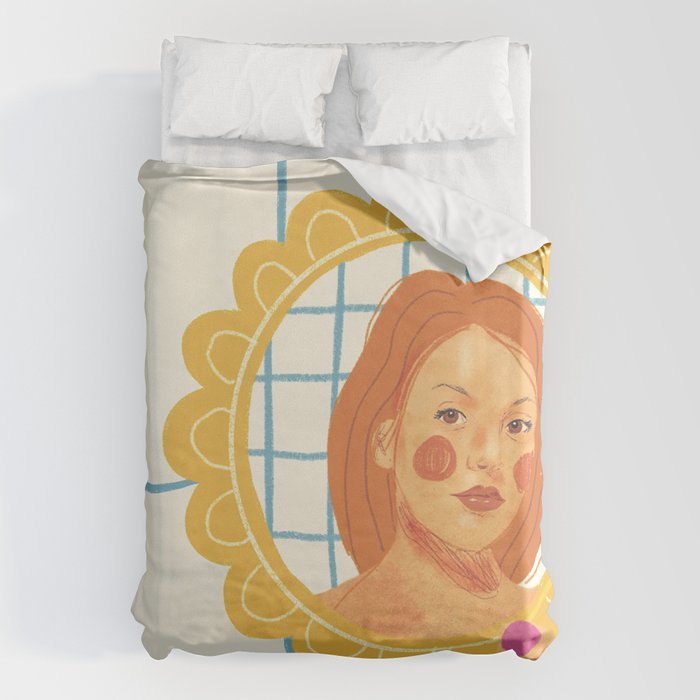 Looking in the mirror Duvet Cover Gallery Image 6