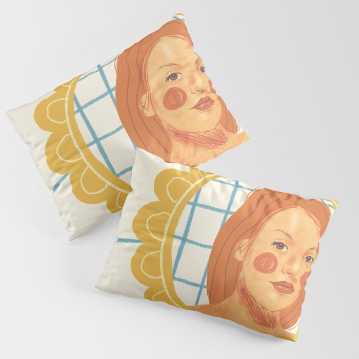 Looking in the mirror Pillow Sham Gallery Image 1