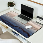 WITHIN THE TIDES WINTER BLUES by Monika Strigel Desk Mat Gallery Image 2
