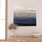 WITHIN THE TIDES WINTER BLUES by Monika Strigel Wall Tapestry Gallery Image 2