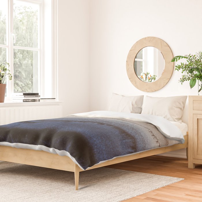 WITHIN THE TIDES WINTER BLUES by Monika Strigel Duvet Cover Gallery Image 2