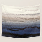 WITHIN THE TIDES WINTER BLUES by Monika Strigel Wall Tapestry Gallery Image 4