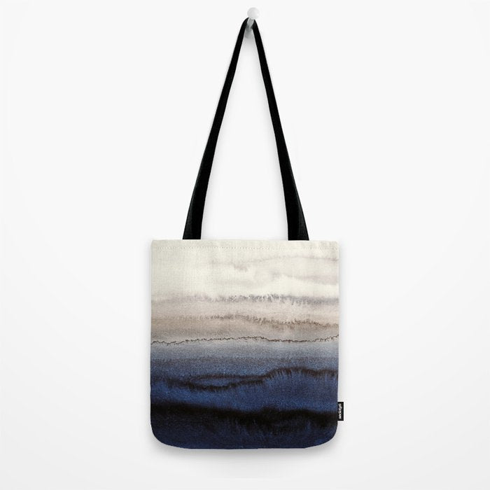 WITHIN THE TIDES WINTER BLUES by Monika Strigel Tote Bag Gallery Image 2