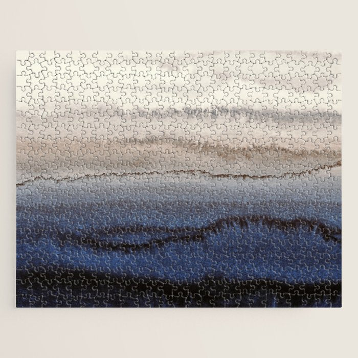 WITHIN THE TIDES WINTER BLUES by Monika Strigel Jigsaw Puzzle Gallery Image 1