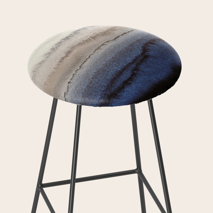 WITHIN THE TIDES WINTER BLUES by Monika Strigel Stool Gallery Image 2