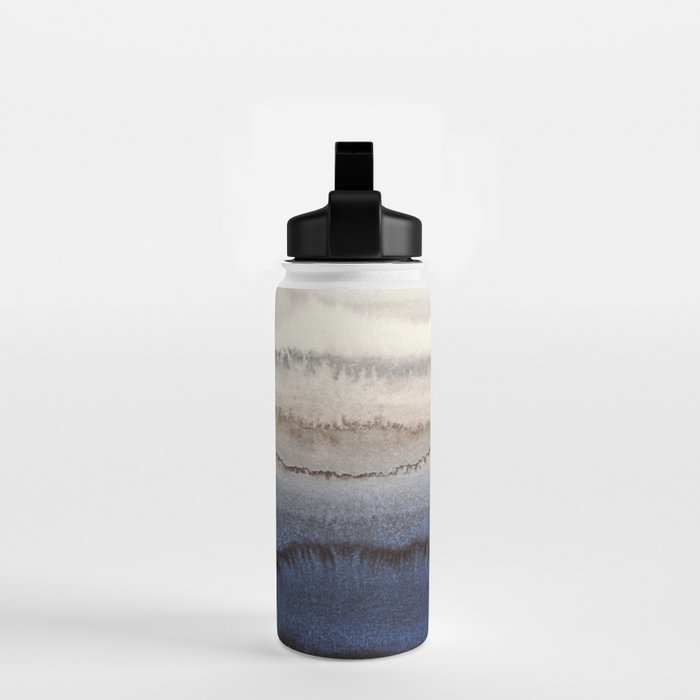 WITHIN THE TIDES WINTER BLUES by Monika Strigel Water Bottle Gallery Image 2