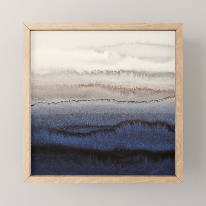 WITHIN THE TIDES WINTER BLUES by Monika Strigel Mini Art Print Gallery Image 1