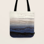 WITHIN THE TIDES WINTER BLUES by Monika Strigel Tote Bag Gallery Image 1