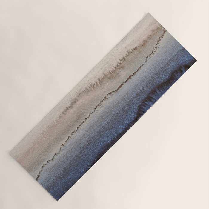 WITHIN THE TIDES WINTER BLUES by Monika Strigel Yoga Mat Gallery Image 1