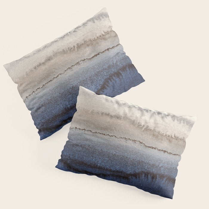 WITHIN THE TIDES WINTER BLUES by Monika Strigel Pillow Sham Gallery Image 3