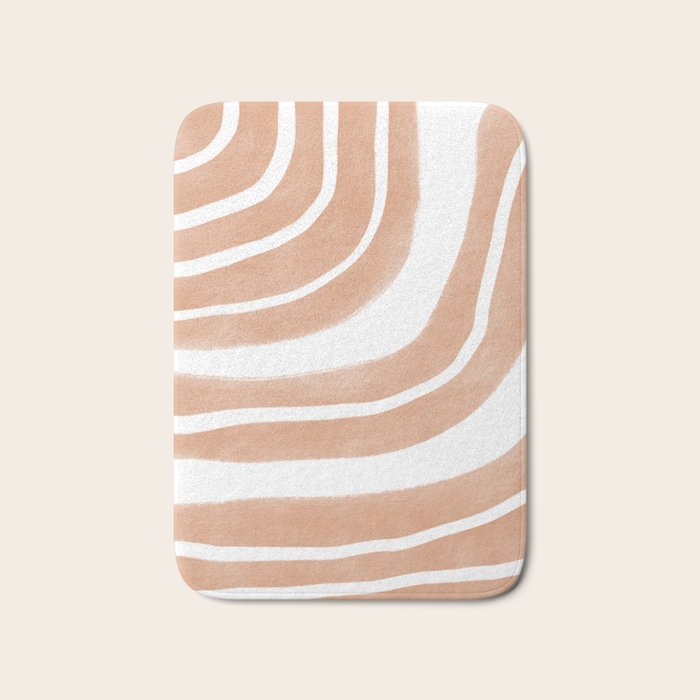 Mid-Century Line Modern Art # 66 Bath Mat Gallery Image 1