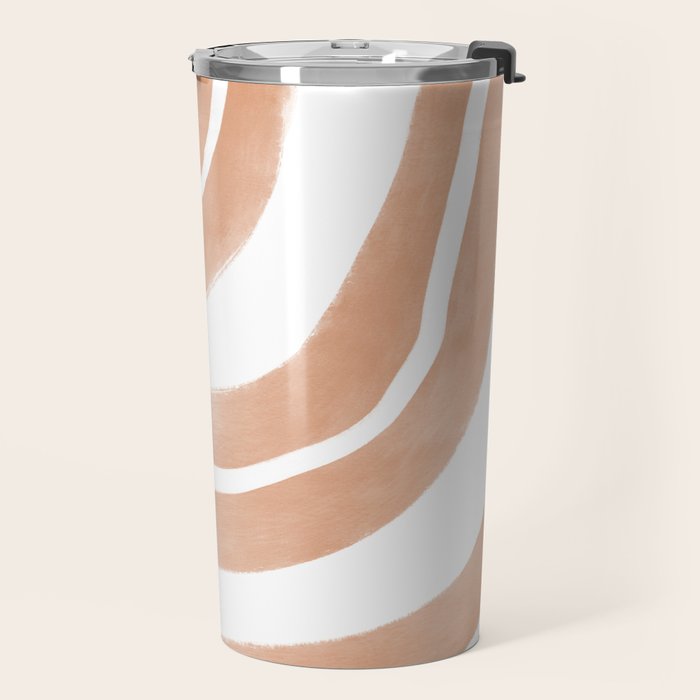 Mid-Century Line Modern Art # 66 Travel Mug Gallery Image 2